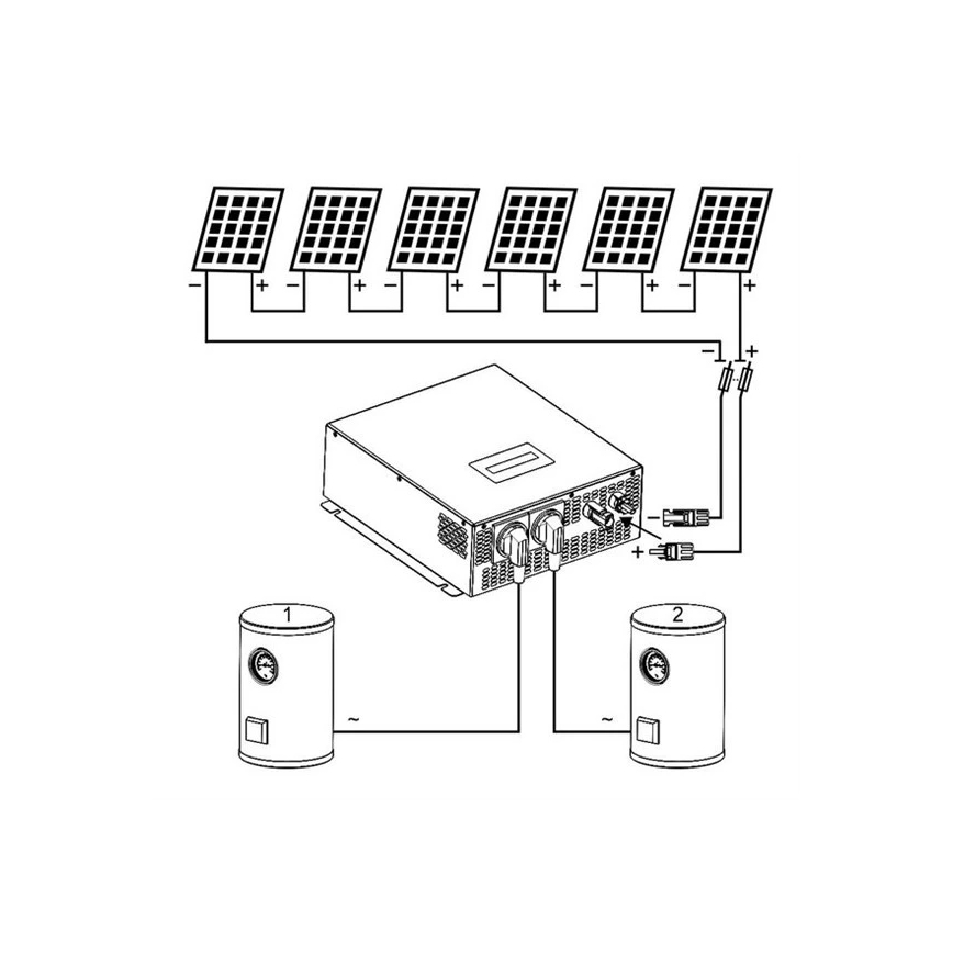Solární měnič na ohřev vody ECO Solar Boost MPPT-3000 3,5kW PRO