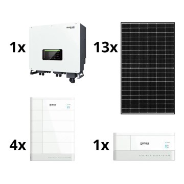 Solární sestava SOFAR Solar-5,98kWp JINKO+ hybridní měnič 3f + 10,24 kWh baterie