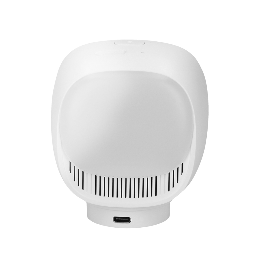 Chytrá kamera s budíkem, teploměrem a LED světlem 1296p 3Mpx 5V Wi-Fi Tuya IP65
