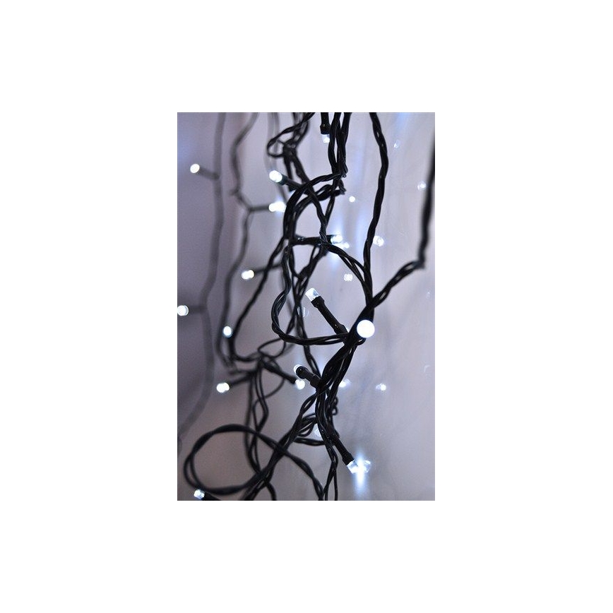 Vánoční řetěz venkovní 30m 300xLED/230V bílá