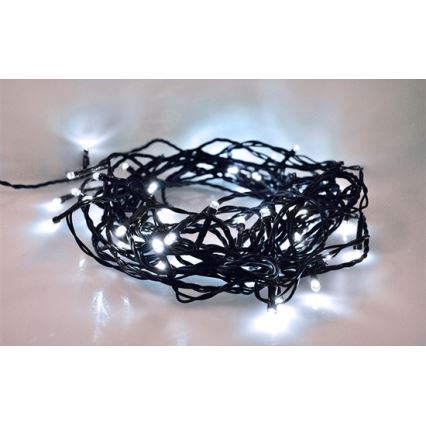 LED Venkovní  řetěz 500xLED/8 funkcí 55m IP44 studená bílá