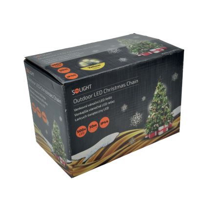 LED Vánoční venkovní řetěz 500xLED/230V IP44 50m teplá bílá