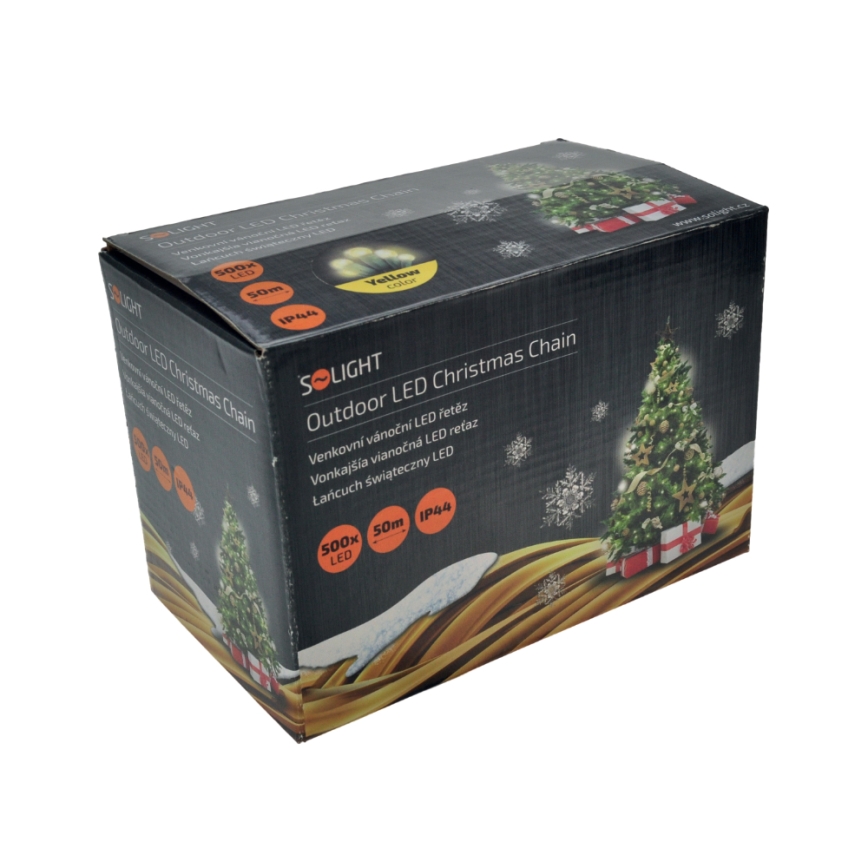 LED Vánoční venkovní řetěz 500xLED/230V IP44 50m teplá bílá