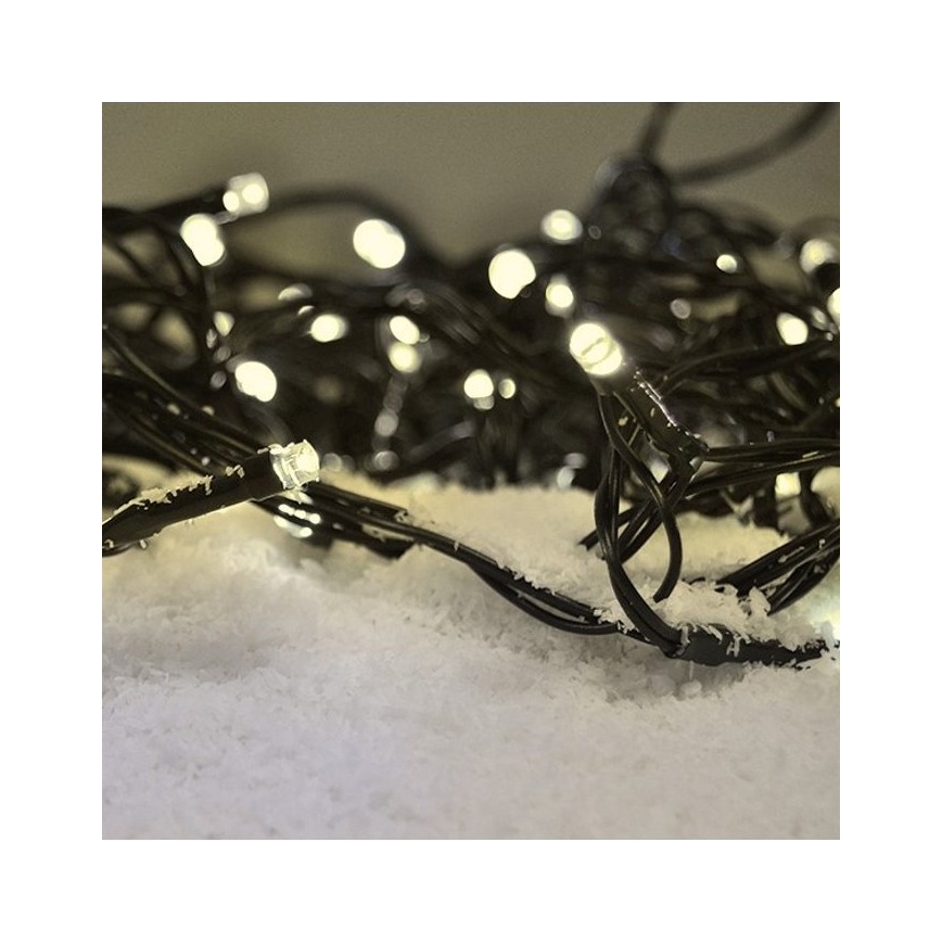 LED Venkovní  řetěz 200xLED/8 funkcí 15m IP44 teplá bílá