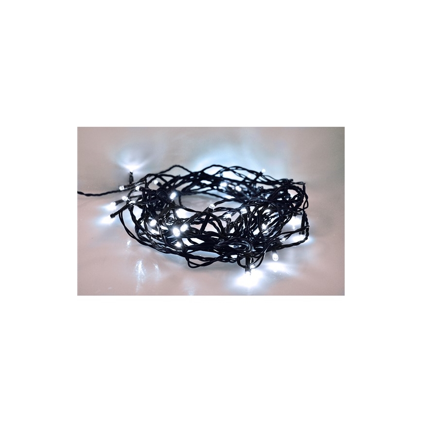 LED Vánoční venkovní řetěz 400xLED/8 funkcí 25 m IP44 studená bílá