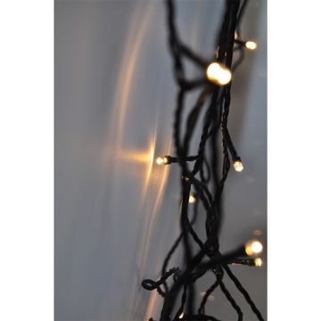 LED Vánoční venkovní řetěz 400xLED/8 funkcí 25 m IP44 teplá bílá
