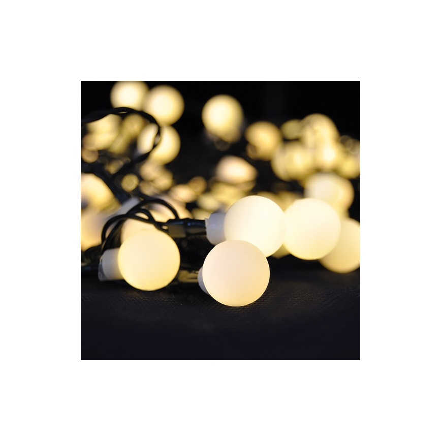 LED RGB Stmívatelný vánoční venkovní řetěz 200xLED/8 funkcí 25m IP44 + dálkové ovládání