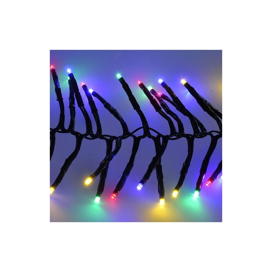 LED Venkovní řetěz se zvukovým senzorem 576xLED/8 funkcí 8m IP44 multicolor + dálkové ovládání