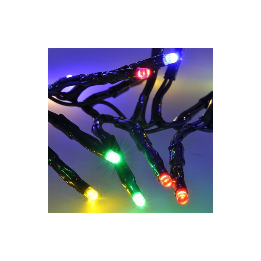 LED Venkovní řetěz se zvukovým senzorem 576xLED/8 funkcí 8m IP44 multicolor + dálkové ovládání