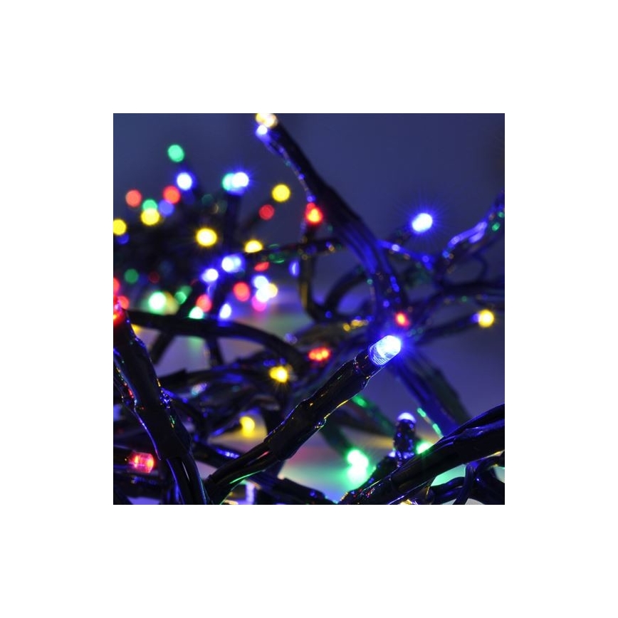 LED Venkovní vánoční řetěz se zvukovým senzorem 576xLED/8 funkcí 8m IP44 multicolor + dálkové ovládání