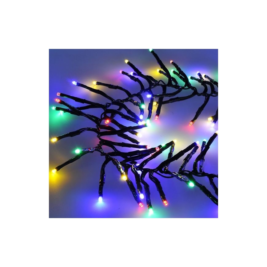 LED Venkovní vánoční řetěz se zvukovým senzorem 576xLED/8 funkcí 8m IP44 multicolor + dálkové ovládání