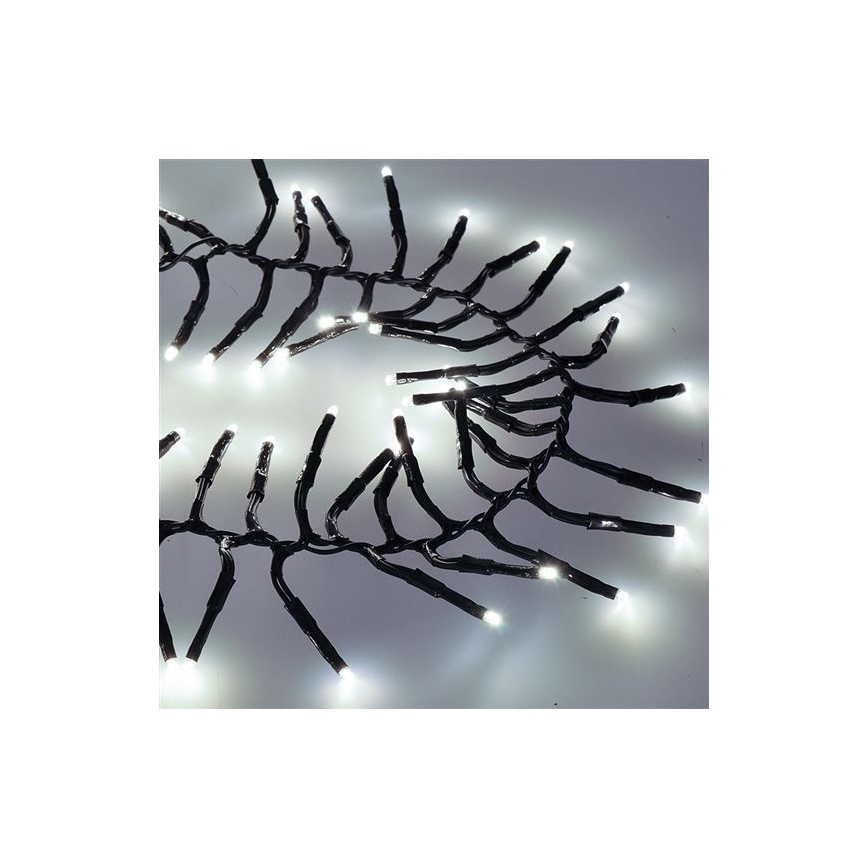 LED Venkovní vánoční řetěz 576xLED/8 funkcí 8m IP44 studená bílá + DO