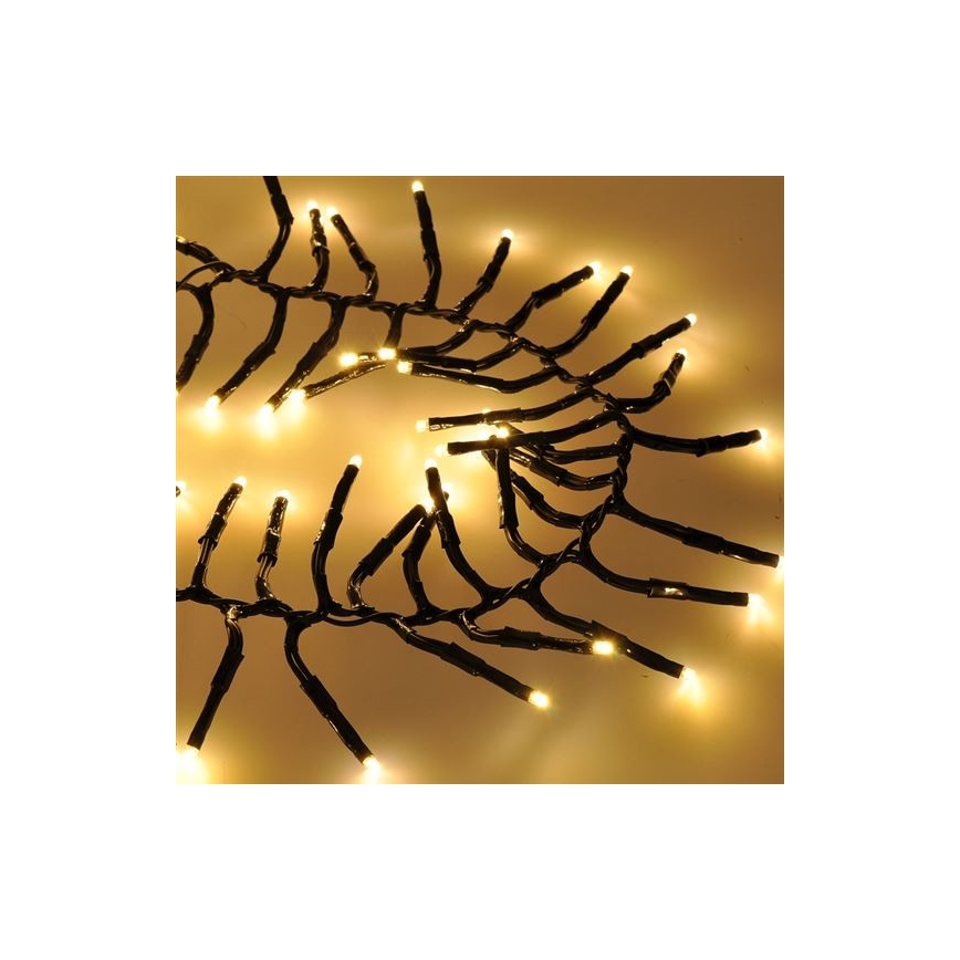 LED Venkovní  řetěz 576xLED/8 funkcí 8m IP44 teplá bílá + dálkové ovládání