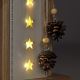 LED Vánoční dekorace 10xLED/2xAA hvězda