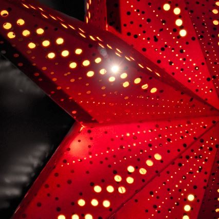 LED Vánoční dekorace LED/2xAA 60 cm hvězda