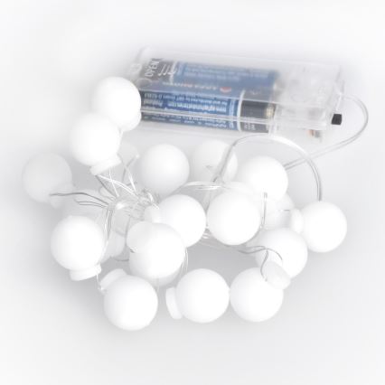 LED  řetěz 20xLED/2xAA 2,3 m multicolor