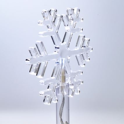 SADA 5x LED Venkovní vánoční lampa LED/3xAA/studená bílá IP44