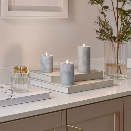 SADA 3x LED Svíčka LED/2xAA teplá bílá