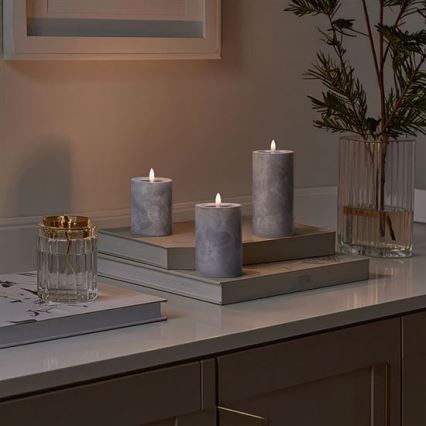 SADA 3x LED Svíčka LED/2xAA teplá bílá