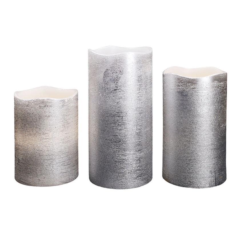 SADA 3x LED Svíčka LED/3xAAA teplá bílá