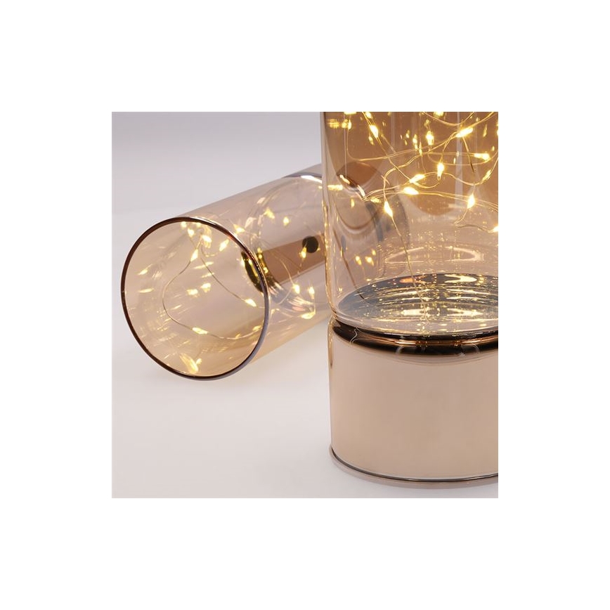 SADA 2x LED Vánoční světélko 20xLED+10xLED/2xAA+3xAA teplá bílá