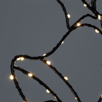 LED Venkovní vánoční dekorace 100xLED/3xAA IP44 teplá bílá zvonky