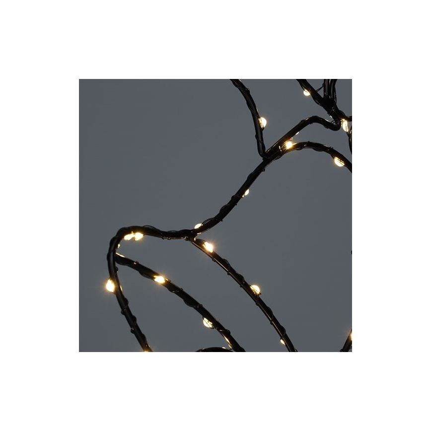 LED Venkovní vánoční dekorace 100xLED/3xAA IP44 teplá bílá zvonky