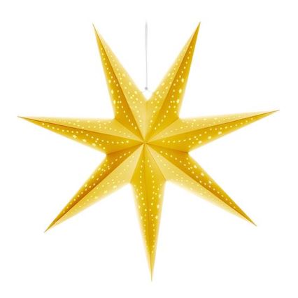 LED Vánoční dekorace 20xLED/2xAA teplá bílá zlatá hvězda