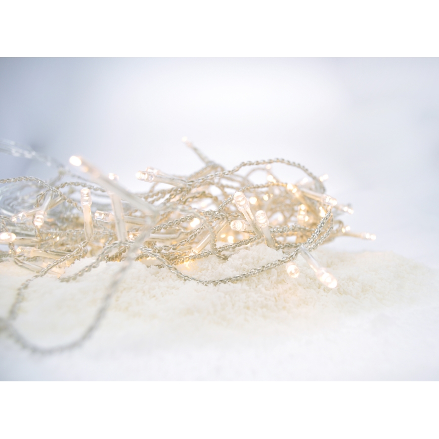 LED Venkovní  závěs 120xLED/8 funkcí 9m IP44 teplá bílá