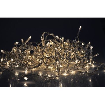 LED Venkovní  závěs 120xLED/8 funkcí 9m IP44 teplá bílá