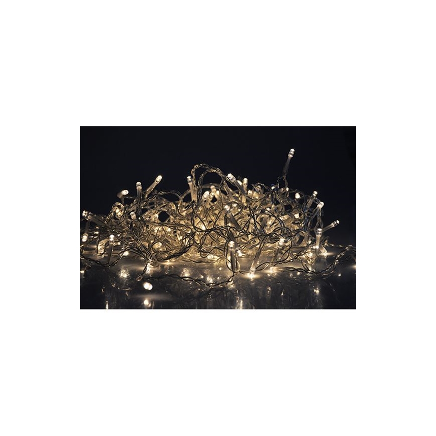 LED Venkovní  závěs 120xLED/8 funkcí 9m IP44 teplá bílá