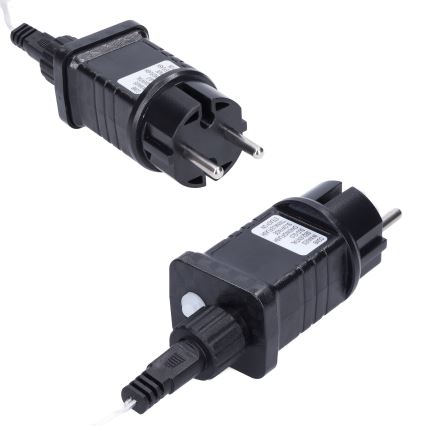 LED Venkovní vánoční závěs 360xLED/8 funkcí 15m IP44 teplá bílá