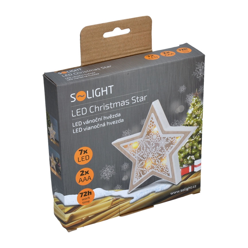 LED Vánoční dekorace 6xLED/2xAAA