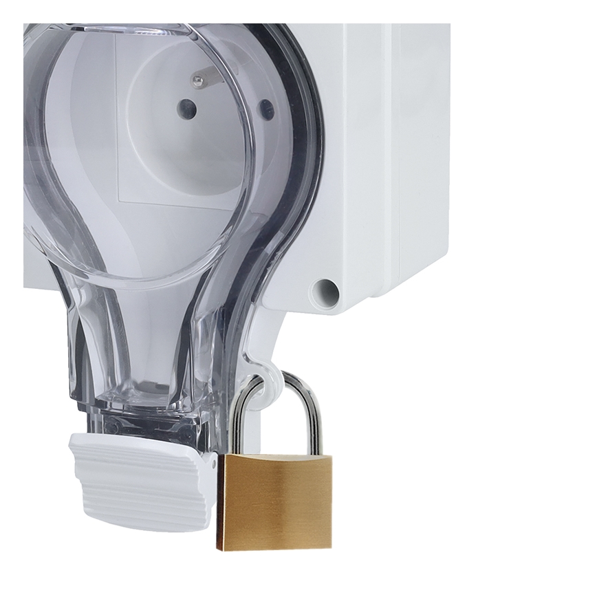 Zásuvka do vlhkého prostředí s vypínačem 230V/16A IP66