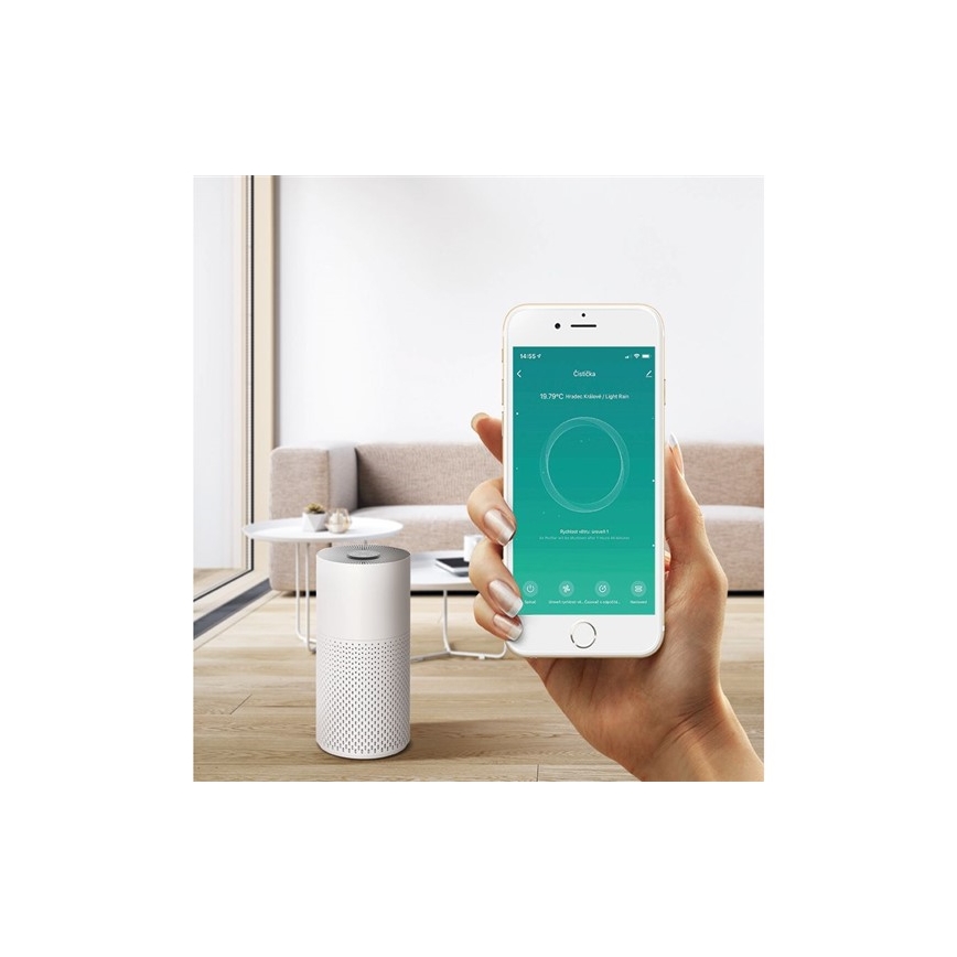 Čistička vzduchu 130 m3/h 23W/230V/30dB Wi-Fi Tuya