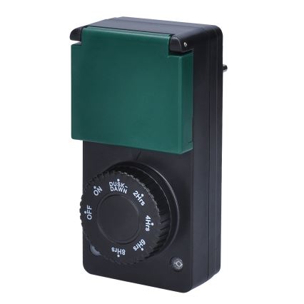 Časovač se soumrakovým senzorem 3600W/230V IP44