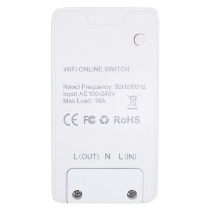 Spínací modul 230V/16A Wi-Fi Tuya