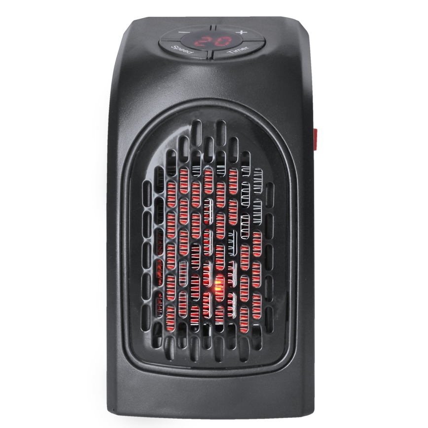 Mini ventilátor s keramickým topným tělesem do zásuvky 350W/230V