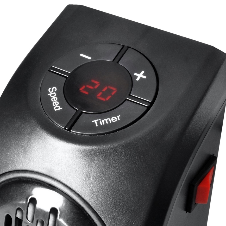 Mini ventilátor s keramickým topným tělesem do zásuvky 350W/230V