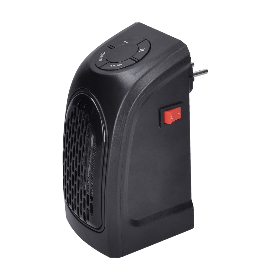 Mini ventilátor s keramickým topným tělesem do zásuvky 350W/230V