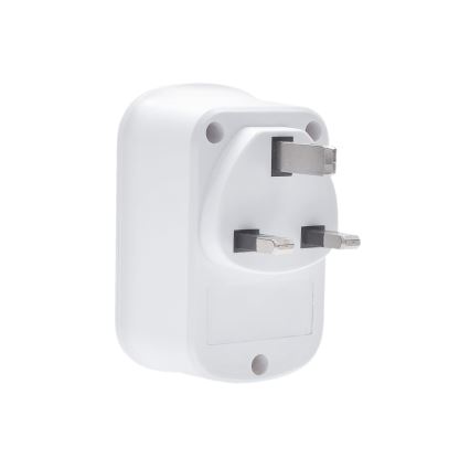 Cestovní adaptér pro UK 230V 2x USB-A + 1x USB-C