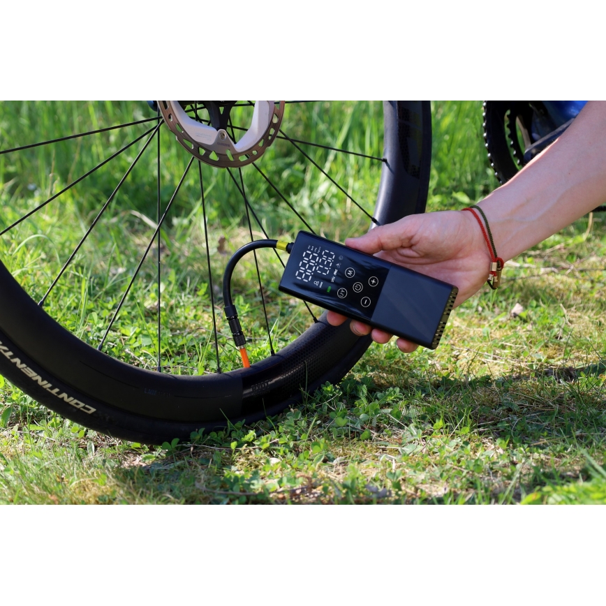 Digitální kapesní kompresor 2000 mAh 5V černá