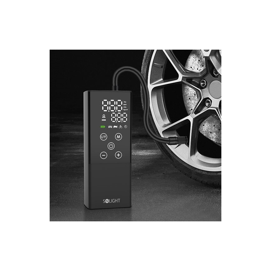 Digitální kapesní kompresor 2000 mAh 5V černá