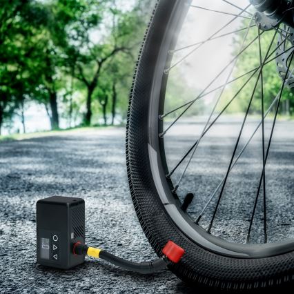 Digitální kapesní kompresor 500 mAh 5V černá