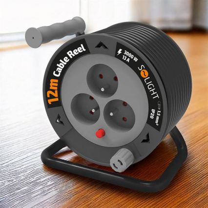 Prodlužovací kabel na bubnu 3Z 12 m