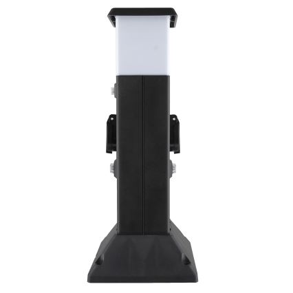 Venkovní lampa se 2 zásuvkami 1xE14/15W/230V IP44 černá