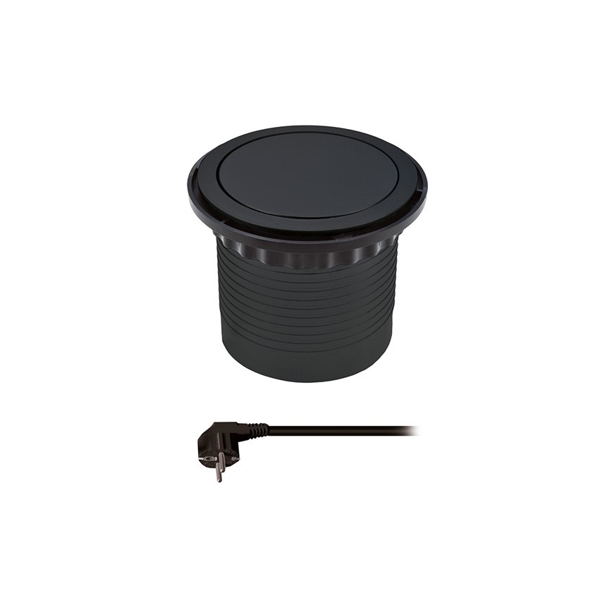 Zásuvkový sloupek pro desku stolu 4x230V