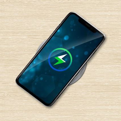 Zásuvkový sloupek pro desku stolu s bezdrátovým nabíjením Qi 3x230V + 1xUSB-A + 1xUSB-C stříbrná/černá