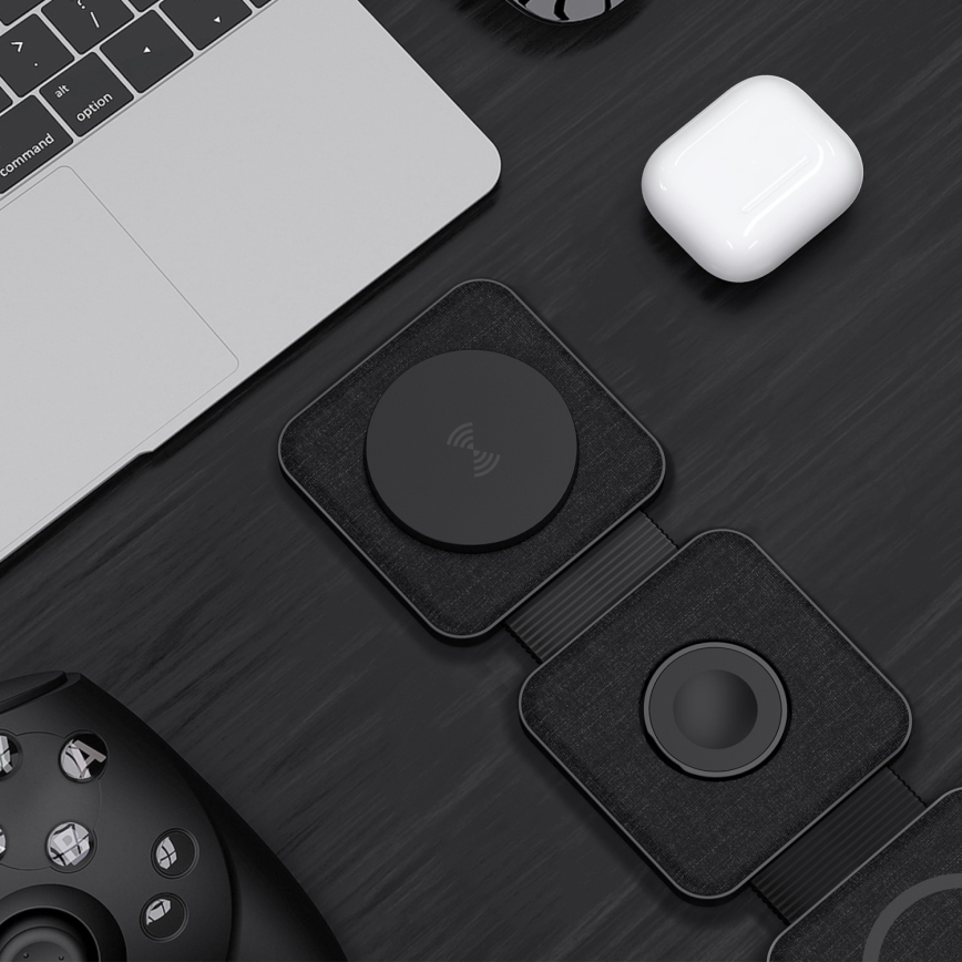 Bezdrátová nabíječka 3v1 15W