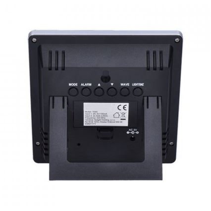 Meteostanice s LCD displejem 230V/2xAAA černá